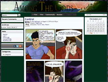 Tablet Screenshot of amongthegods.com